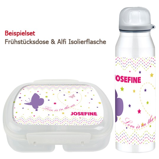 Znüni Set &quot;Schmetterlinge&quot;