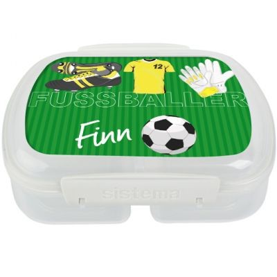 Znünibox &quot;Fussballer, Trikot gelb&quot;