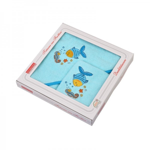 Bade Set &quot;Fisch&quot; mint
